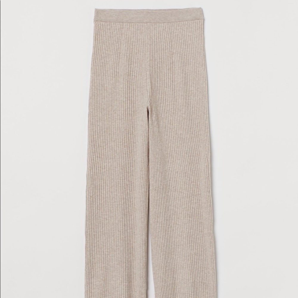 H&M ribbed knit pants
